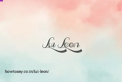 Lui Leon