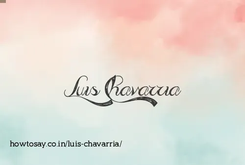 Luis Chavarria