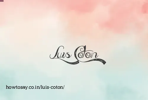 Luis Coton