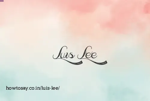Luis Lee