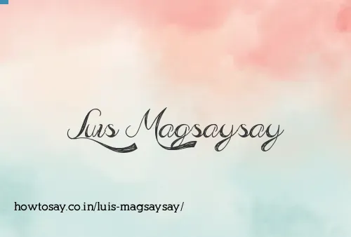 Luis Magsaysay