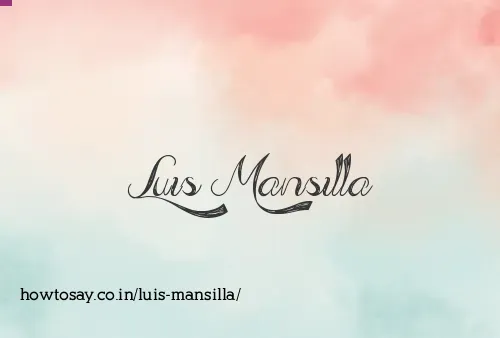 Luis Mansilla