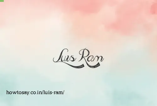 Luis Ram