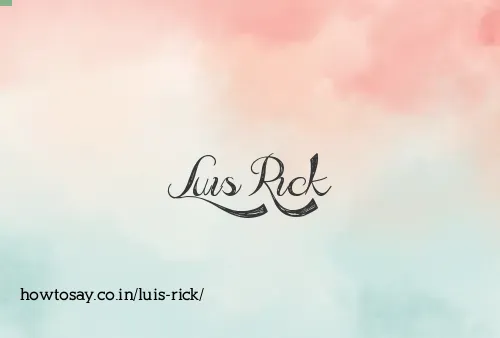 Luis Rick