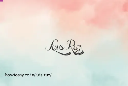 Luis Ruz