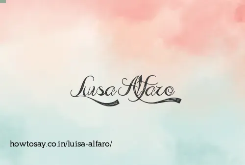 Luisa Alfaro