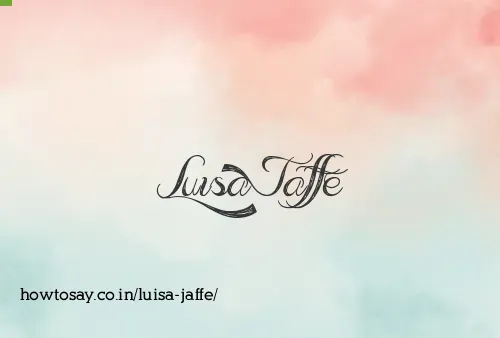 Luisa Jaffe
