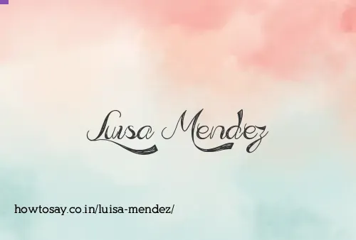 Luisa Mendez