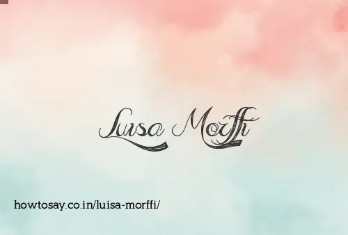Luisa Morffi