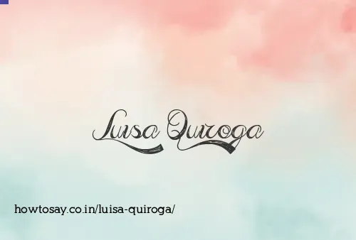 Luisa Quiroga