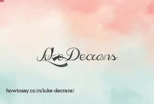 Luke Decrans