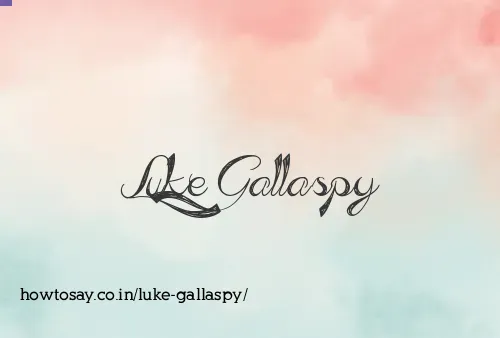 Luke Gallaspy