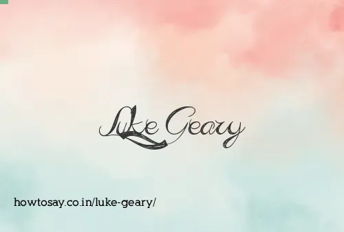 Luke Geary