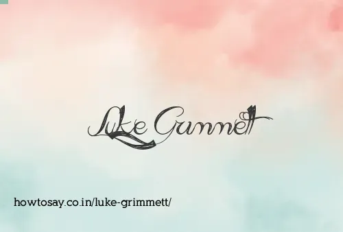 Luke Grimmett