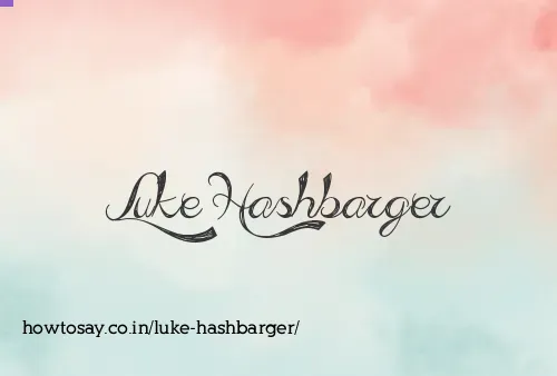 Luke Hashbarger