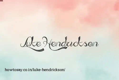 Luke Hendrickson
