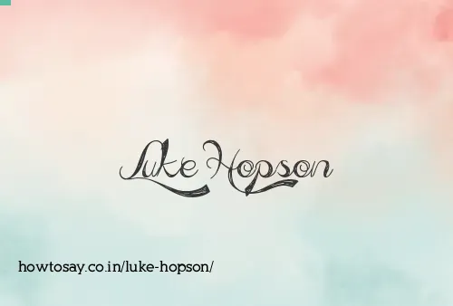 Luke Hopson