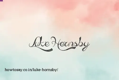 Luke Hornsby