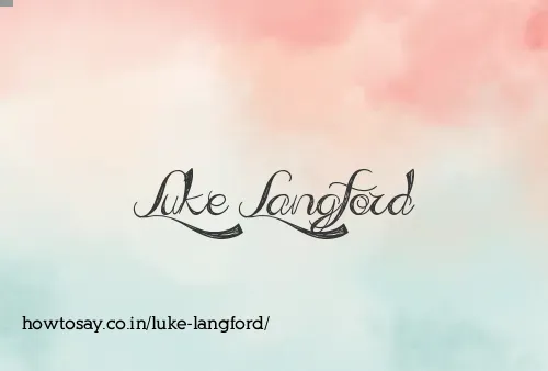 Luke Langford