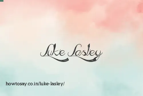 Luke Lasley