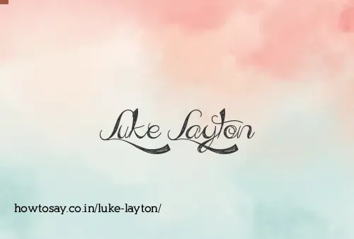 Luke Layton