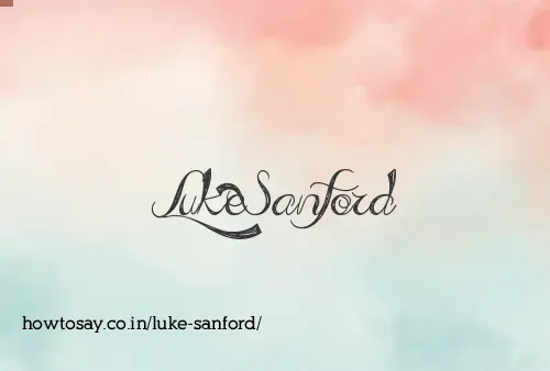 Luke Sanford