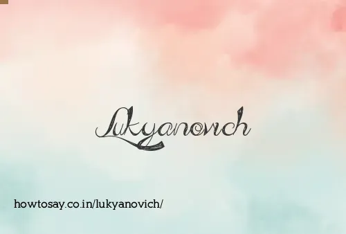 Lukyanovich
