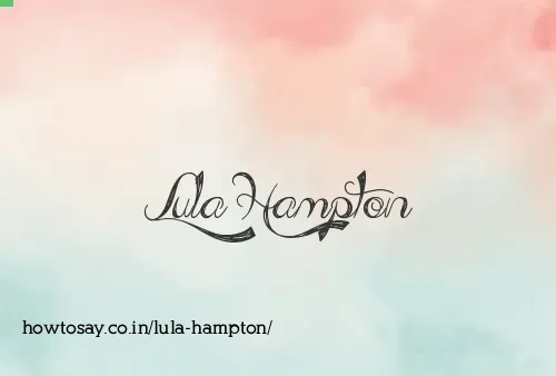 Lula Hampton