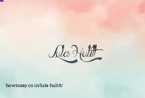Lula Hulitt