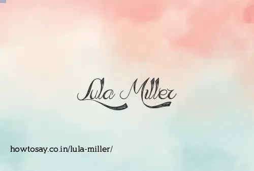 Lula Miller
