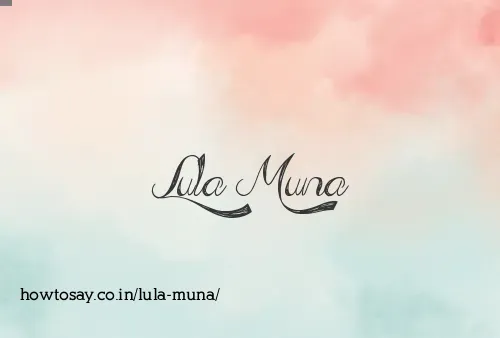 Lula Muna