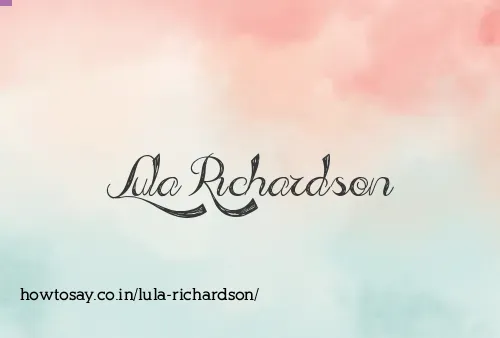 Lula Richardson