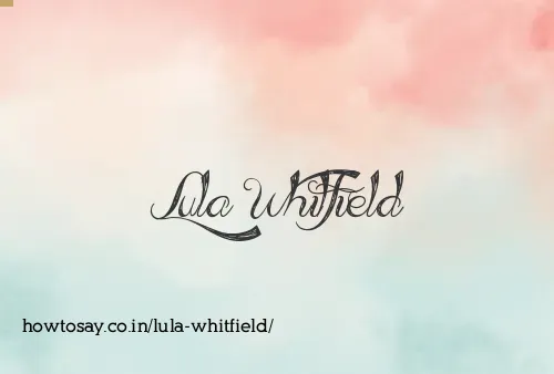 Lula Whitfield