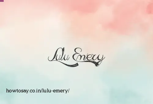 Lulu Emery