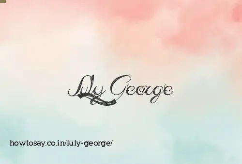 Luly George