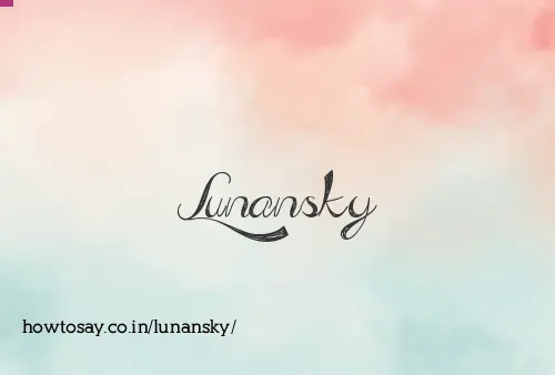 Lunansky