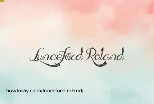 Lunceford Roland