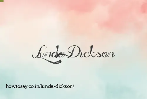 Lunda Dickson