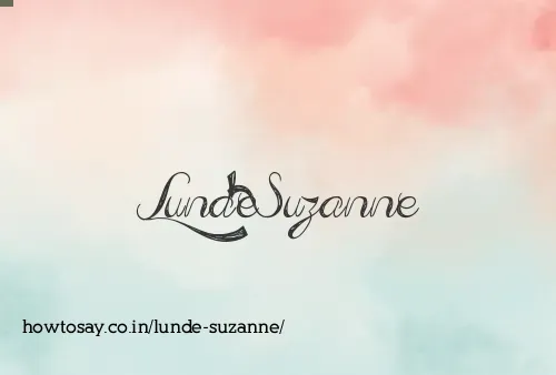 Lunde Suzanne