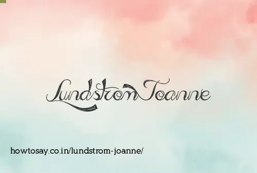 Lundstrom Joanne