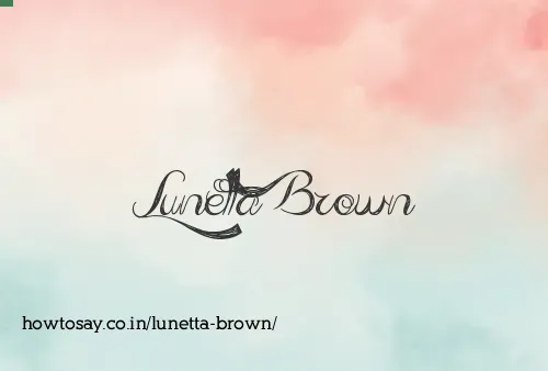 Lunetta Brown