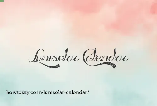 Lunisolar Calendar