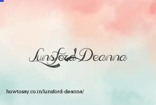 Lunsford Deanna