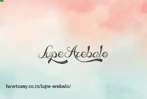 Lupe Arebalo