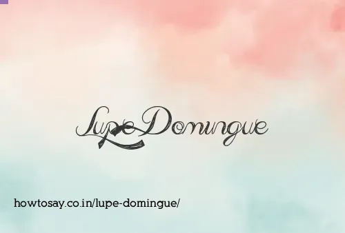 Lupe Domingue