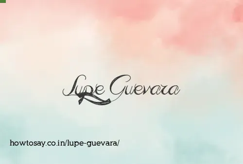 Lupe Guevara