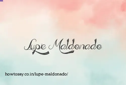 Lupe Maldonado