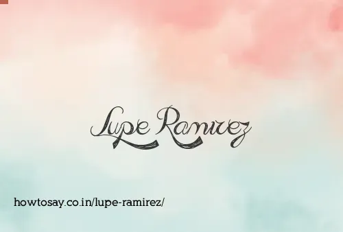 Lupe Ramirez