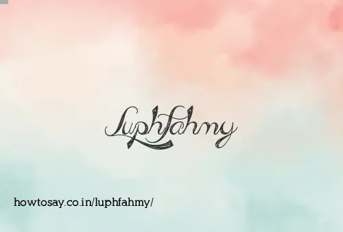 Luphfahmy
