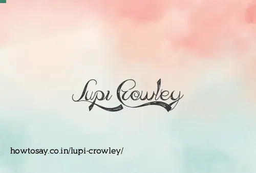 Lupi Crowley